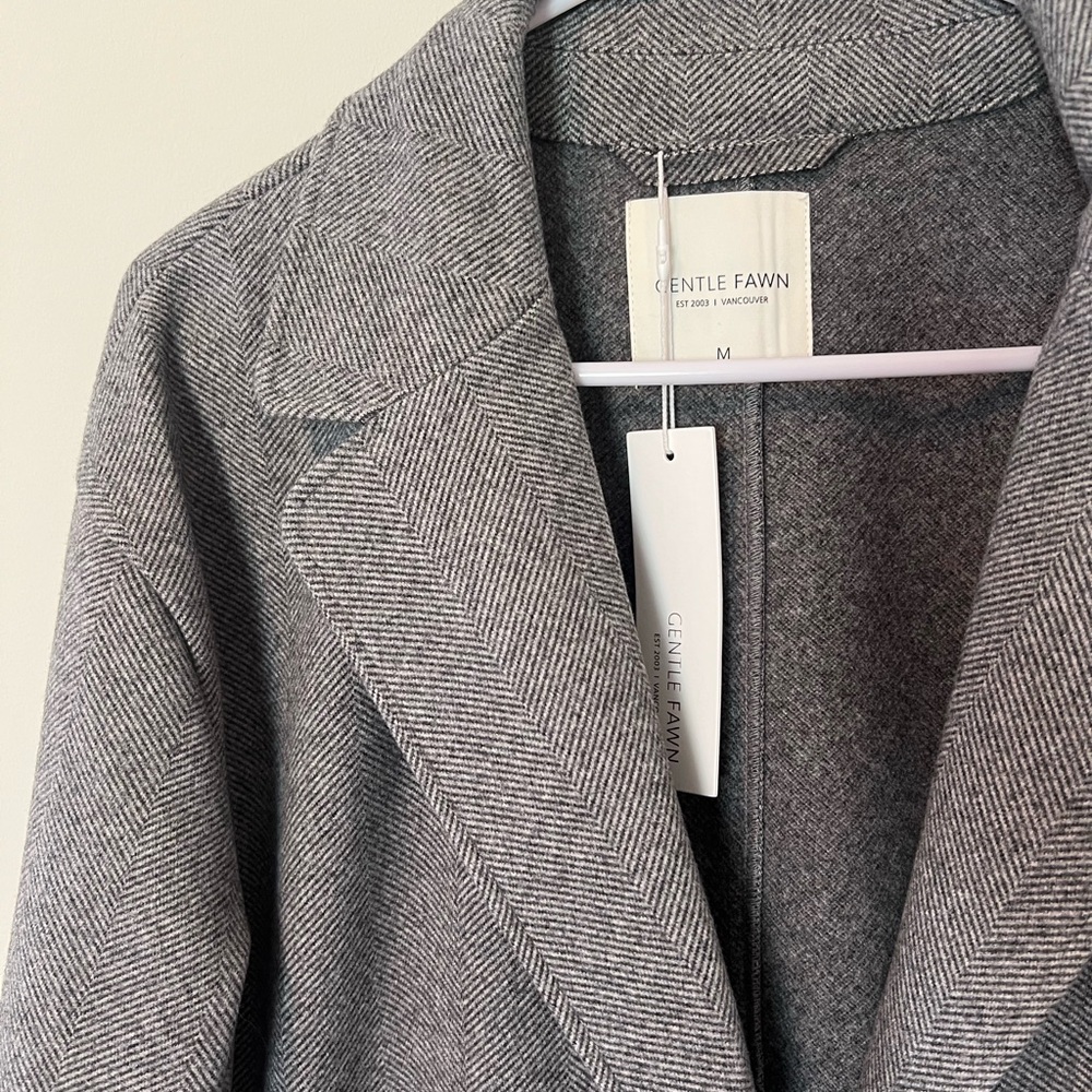 Gentle Fawn Charcoal Trench Coat - Picture 3 of 5